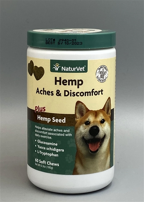 Naturvet hemp 2024 aches and discomfort